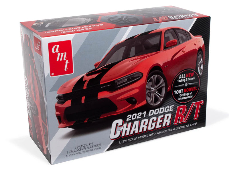 amt 1323 1/25 2021 Dodge Charger RT Skill Level 2 Model Kit