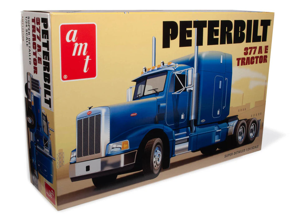 amt 1337 1/25 Classic Peterbilt 377 A/E Tractor Cab Skill 3 Model Kit