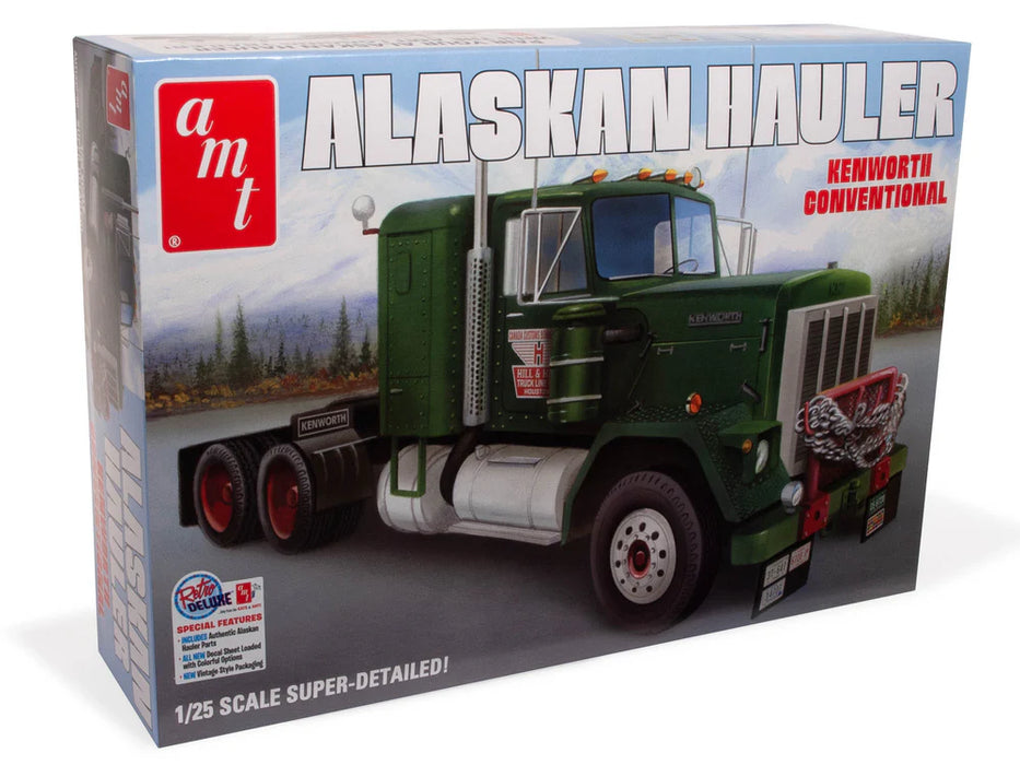amt 1339 1/25 Alaskan Hauler Kenworth Tractor Cab Skill 3 Model Kit