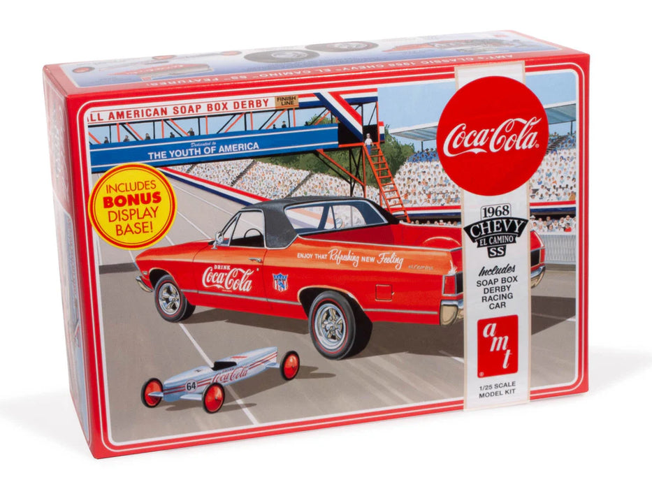 amt 1362 1/25 1968 Chevy El Camino SS (Coca-Cola) Level 2 Model Kit