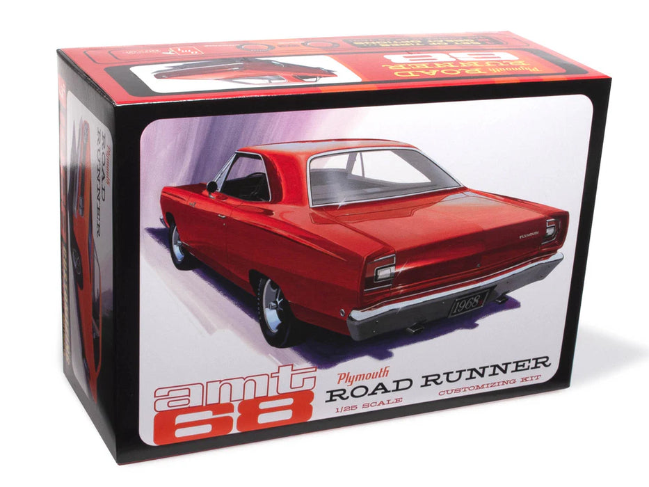 amt 1363 1/25 1968 Plymouth Road Runner Customizing Kit Skill Level 2 Model Kit