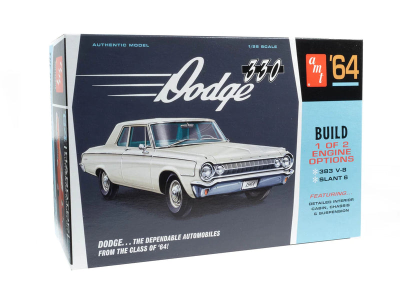 amt 1366 1/25 1964 Dodge 330 Skill Level 2 Model Kit