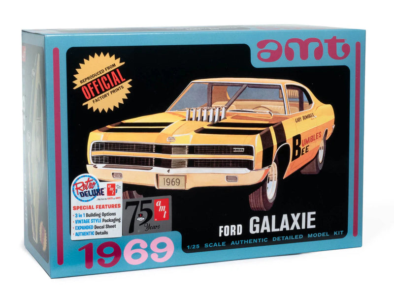 amt 1373 1/25 1969 Ford Galaxie Hardtop Skill Level 2 Model Kit
