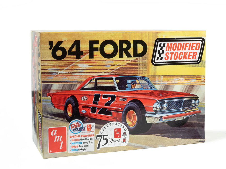 amt 1383 1/25 1964 Ford Galaxie Modified Stocker Skill Level 2 Model Kit