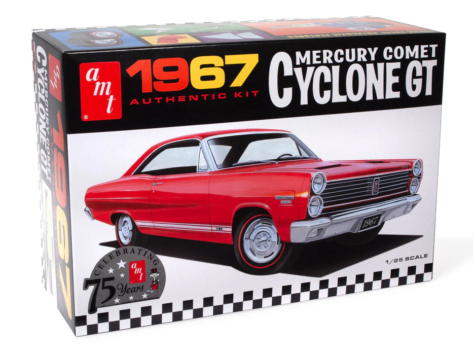 amt 1386 1/25 1967 Mercury Comet Cyclone GT Skill Level 2 Model Kit