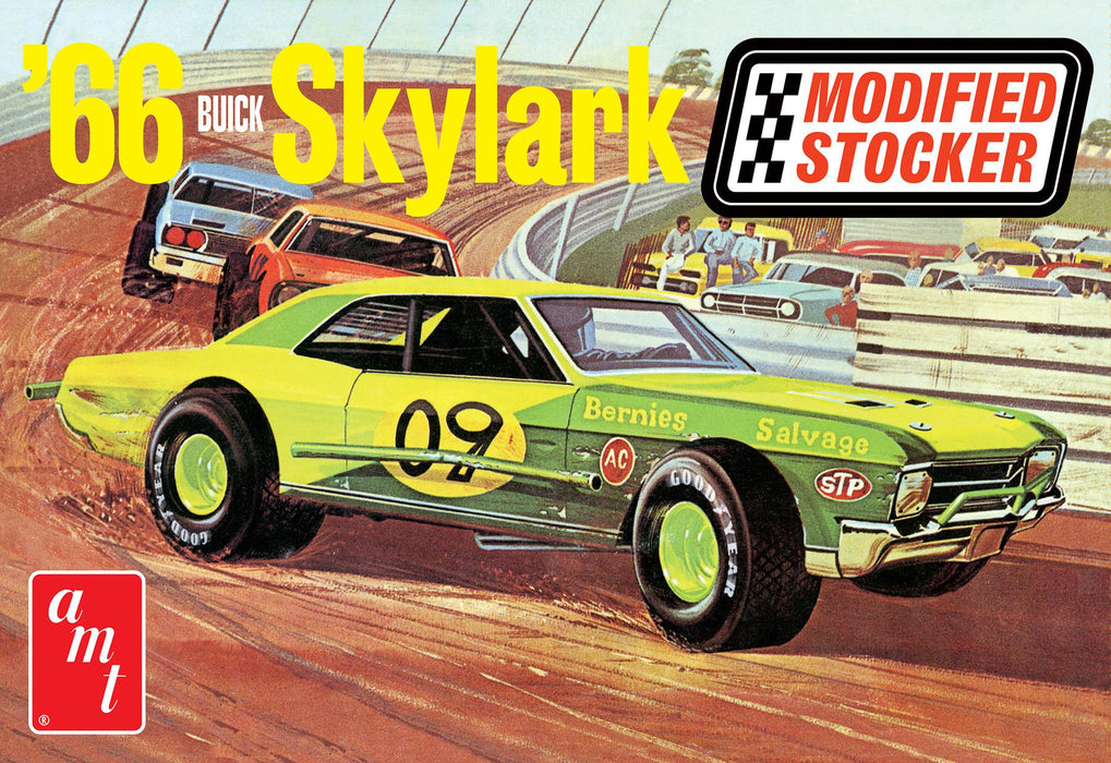 amt 1398 1/25 1966 Buick Skylark Modified Stocker Skill Level 2 Model Kit