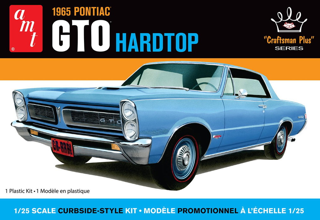 amt 1410 1/25 1965 Pontiac GTO Hardtop Craftsman Plus Skill Level 2 Model Kit