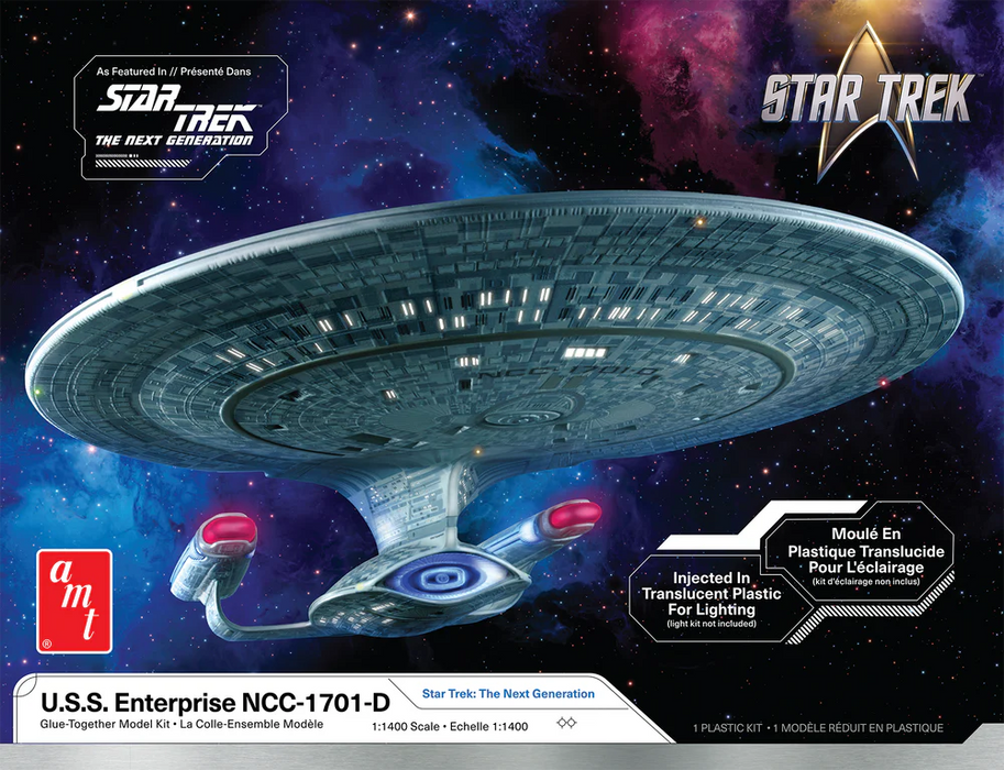 amt 1429 1/1400 Star Trek U.S.S. Enterprise NCC-1701-D Model Kit