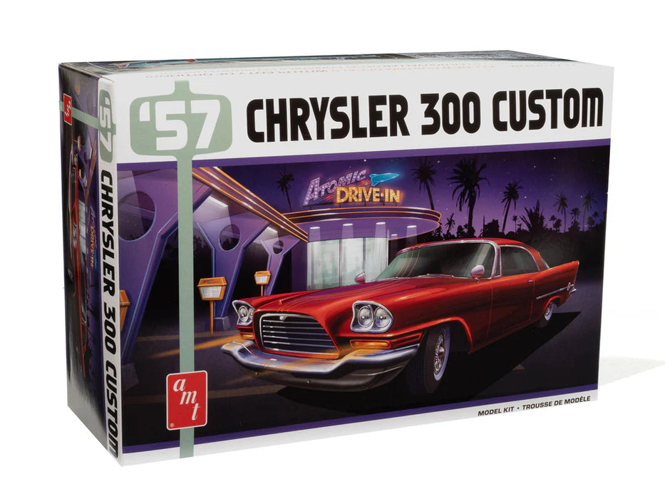 amt 1447 1/25 1957 Chrysler 300 Custom Version Skill 2 Model Kit