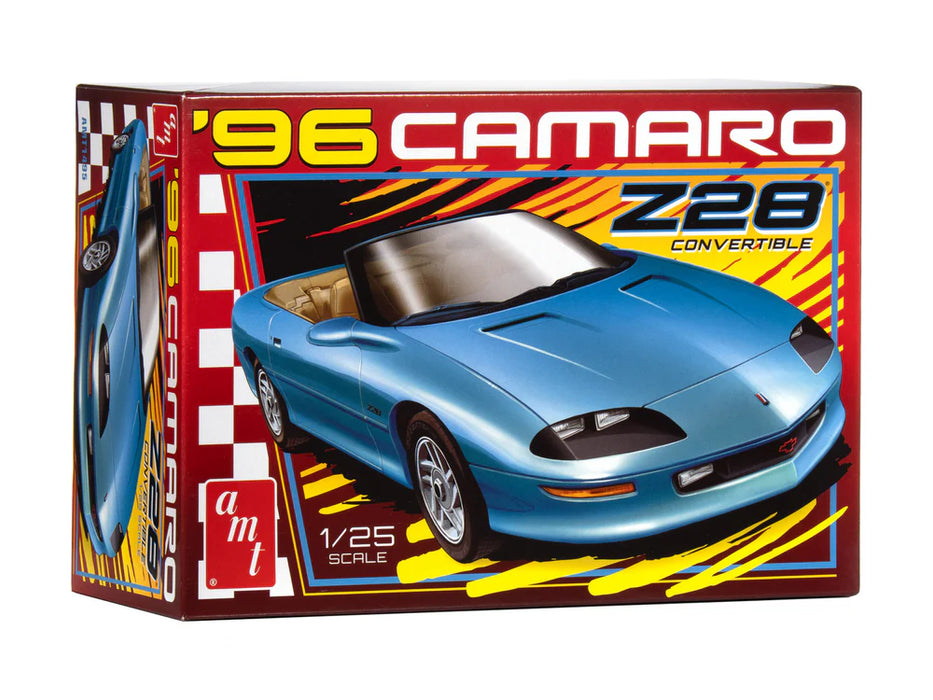amt 1495 1/25 1996 Chevy Camaro Z28 Convertible Skill 2 Model Kit