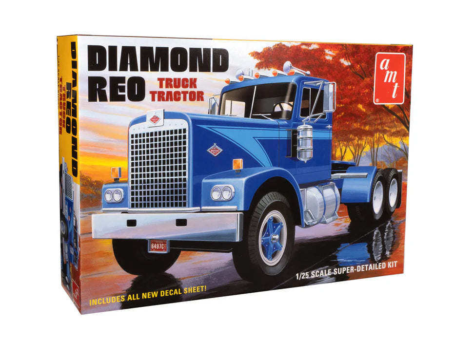 amt 1500 1/25 Diamond Reo Truck Tractor Skill Level 2 Model Kit