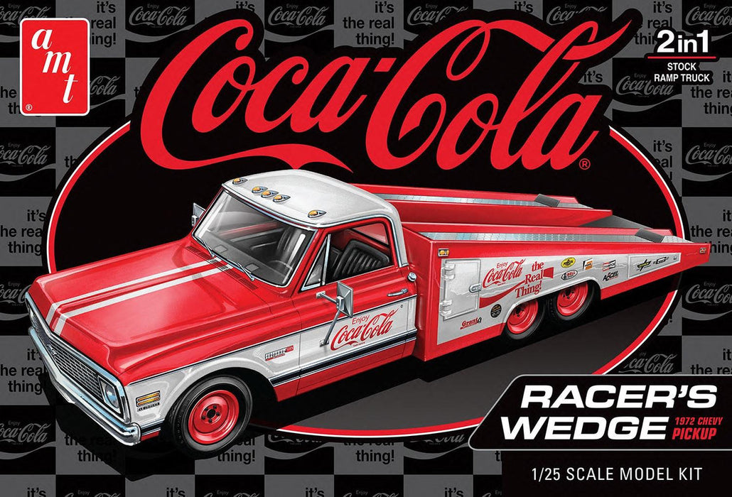 amt 1506 1/25 1972 Chevy Racer’s Wedge Pickup Coca-Cola Skill 2 Model Kit