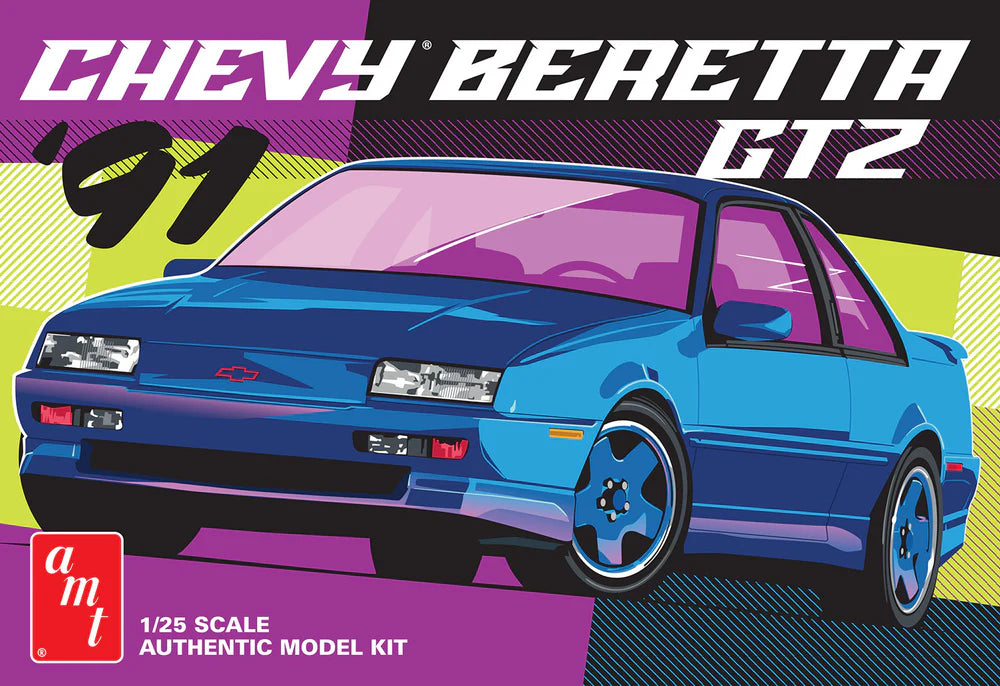 amt 1531 1/25 1991 Chevy Beretta GTZ Skill 2 Model Car Kit