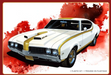 amt 1532 1/25 1969 Hurst Oldsmobile Cutlass Skill 2 Model Car Kit