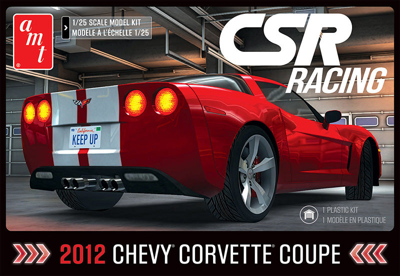amt 1551 1/25 2012 Corvette Coupe CSR Racing Skill Level 2 Model Kit