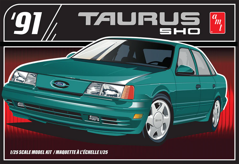 amt 1554 1/25 1991 Ford Taurus SHO Skill 2 Model Car Kit