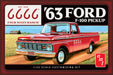 amt 1559 1/25 1963 Ford F-100 (Four Sixes Ranch) Skill 2 Model Car Kit