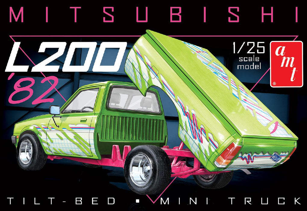 amt 1569 1/25 Mitsubishi L200 Tilt-Bed Pickup Truck Skill 2 Model Kit