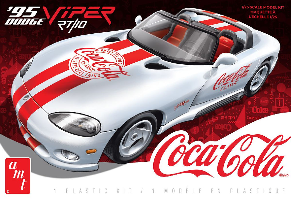amt 1573 1/25 Dodge Viper RT-10 Coca-Cola Model Car Kit