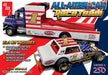 amt 1596 1/25 All American Race Team Ford LN 8000 Transporter & 1965 Mustang 2in1 Model Kit
