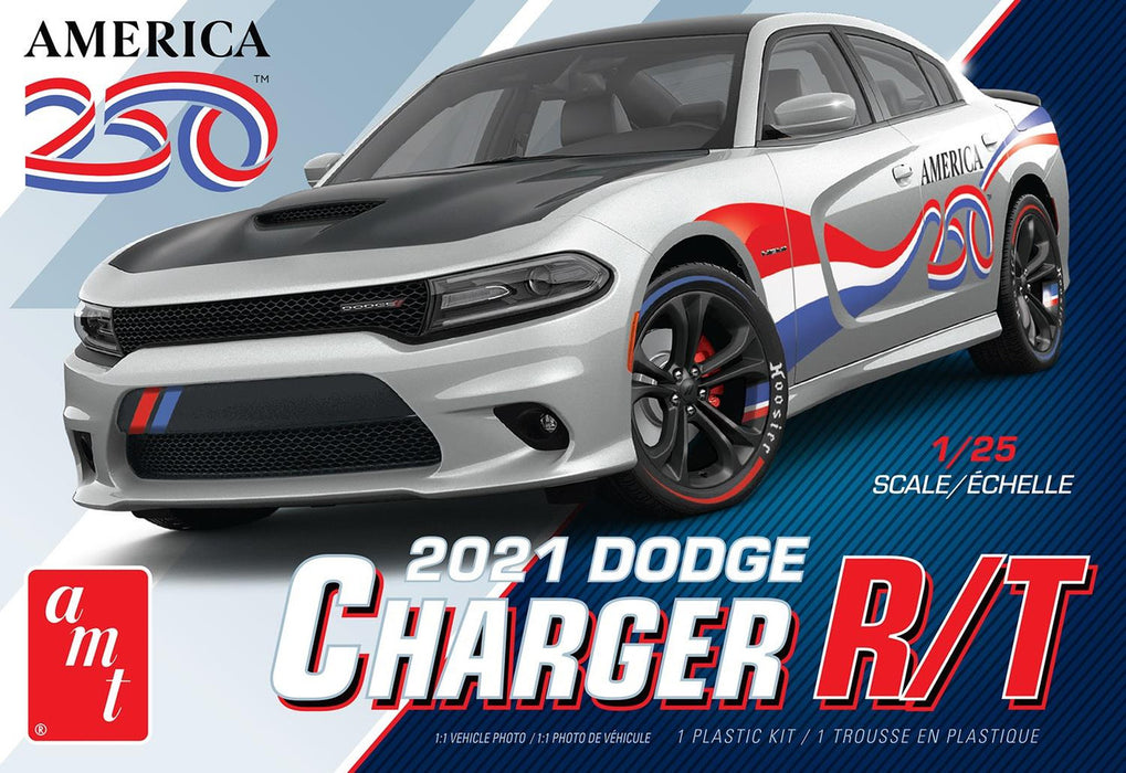 amt 1604 1/25 America 250 2021 Dodge Charger R/T Model Kit
