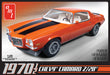 amt 635 1/25 1970 1/2 Chevy Camaro Z28 Skill Level 2 Model Kit