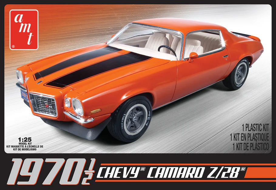amt 635 1/25 1970 1/2 Chevy Camaro Z28 Skill Level 2 Model Kit