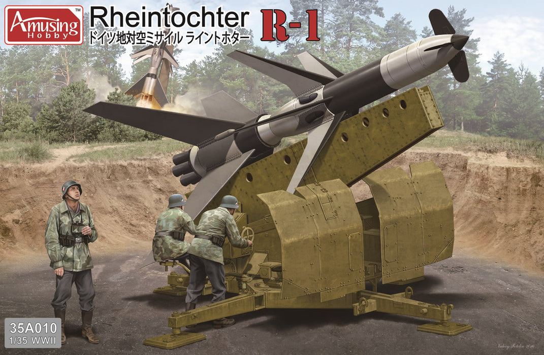 Amusing Hobby 35A010 1/35 Rheintochter R-1 German Anti-Aircraft Missile Model Kit