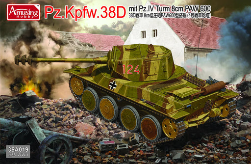 Amusing Hobby 35A019 1/35 Panzerkampfwagen 38D German Tank Model Kit