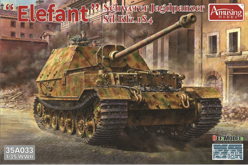 Amusing Hobby 35A033 1/35 Sd.Kfz.184 Elefant with Interior Model Kit