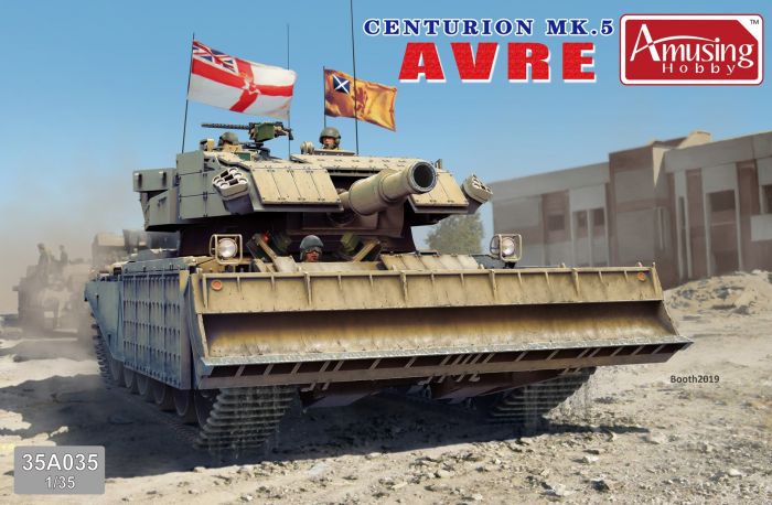 Amusing Hobby 35A035 1/35 Centurion Mk.5 AVRE Tank Model Kit