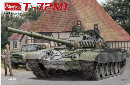 Amusing Hobby 35A038 1/35 T72-M1 Tank with Interior Model Kit
