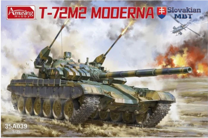Amusing Hobby 35A039 1/35 Slovakian T-72M2 "Moderna" Main Battle Tank Model Kit