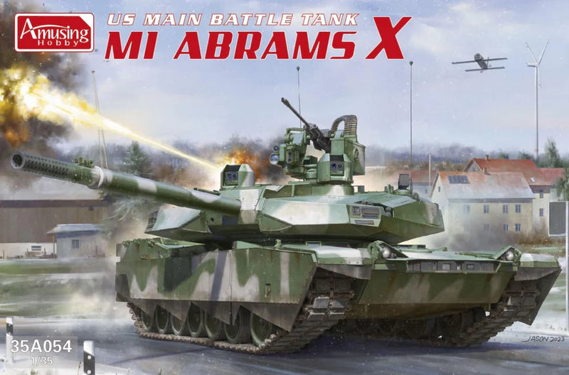 Amusing Hobby 35A054 1/35 M1 Abrams X US Main Battle Tank Model Kit
