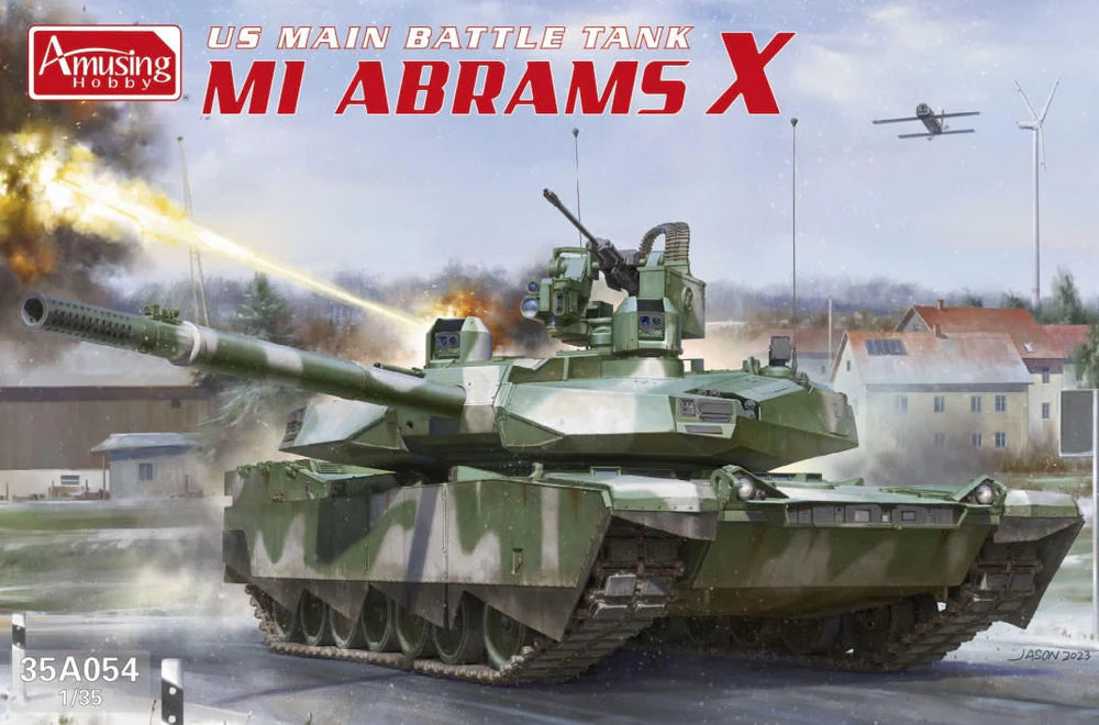 Amusing Hobby 35A054 1/35 M1 Abrams X US Main Battle Tank Model Kit
