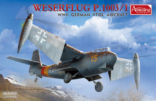 Amusing Hobby 48A002 1/48 Weserlug P.1003/1 WWII German VTOL Aircraft Model Kit