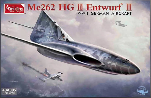 Amusing Hobby 48A005 1/48 ME262 HG III Entwurf III Aircraft Model Kit