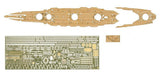 Aoshima 00104 1/700 Fuso 1944 Wooden Deck Sheet & Photoetched Parts Set