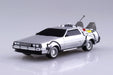 Aoshima 05475 1/43 Delorean From Back To The Future Part I Pullback Model Kit