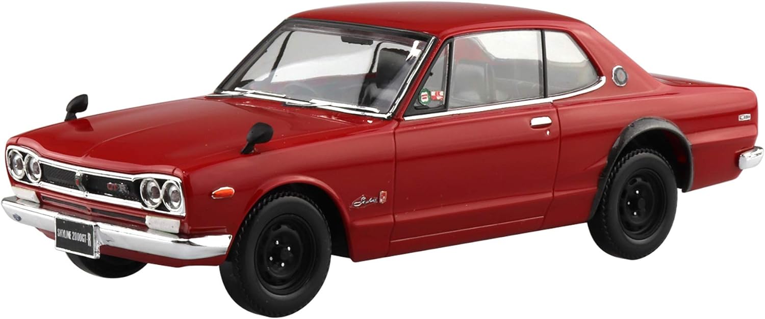 Aoshima 05884 1/32 The Snap Kit #09-C Red Nissan Skyline 2000GT-R