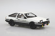 Aoshima 05954 1/24 Initial D Fujiwara Takumi AE86 Trueno Project-D Ver. Model Kit with Figure