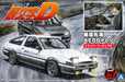 Aoshima 05954 1/24 Initial D Fujiwara Takumi AE86 Trueno Project-D Ver. Model Kit with Figure