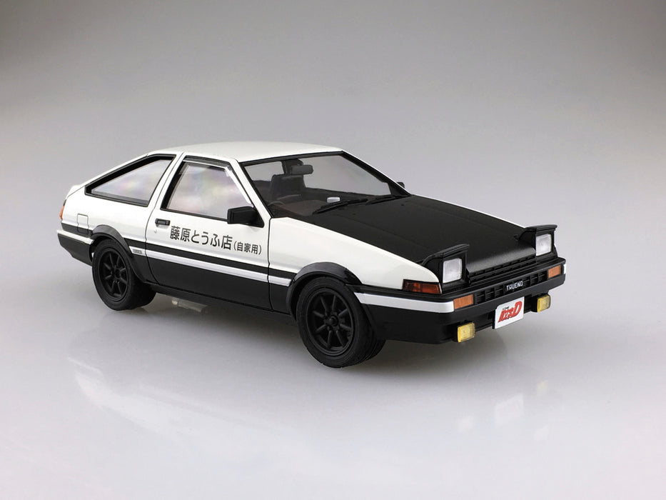 Aoshima 05957 1/24 Initial D Fujiwara Takumi AE86 Trueno Project-D Ver. Model Kit