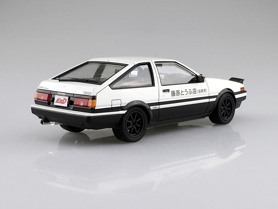 Aoshima 05957 1/24 Initial D Fujiwara Takumi AE86 Trueno Project-D Ver. Model Kit