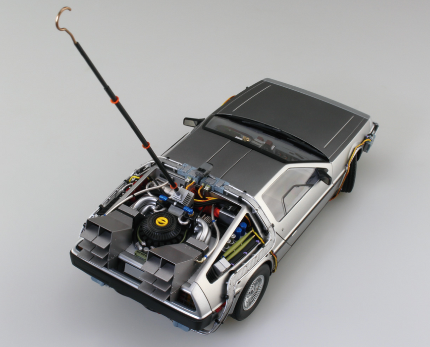Aoshima 06436 1/24 Movie Mecha Time Machine From Back To The Future Part I Model Kit