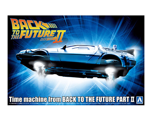 Aoshima 06437 1/24 Movie Mecha BT-02 Time Machine From Back To The Future Part Ⅱ Model Kit