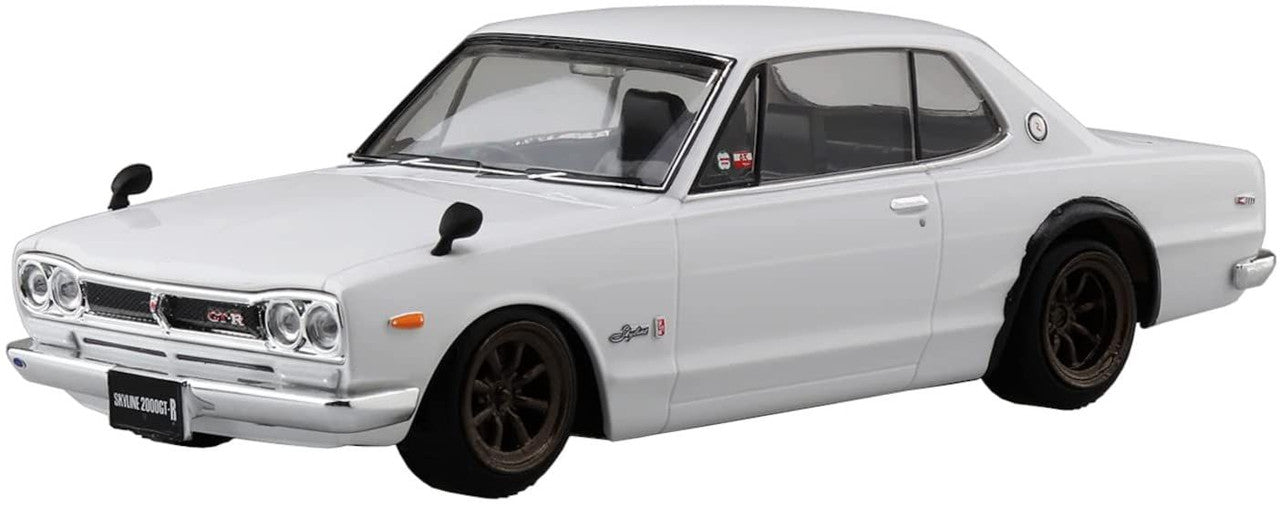 Aoshima 06471 1/32 The Snap Kit #09-SP2 White Nissan Skyline 2000GT-R