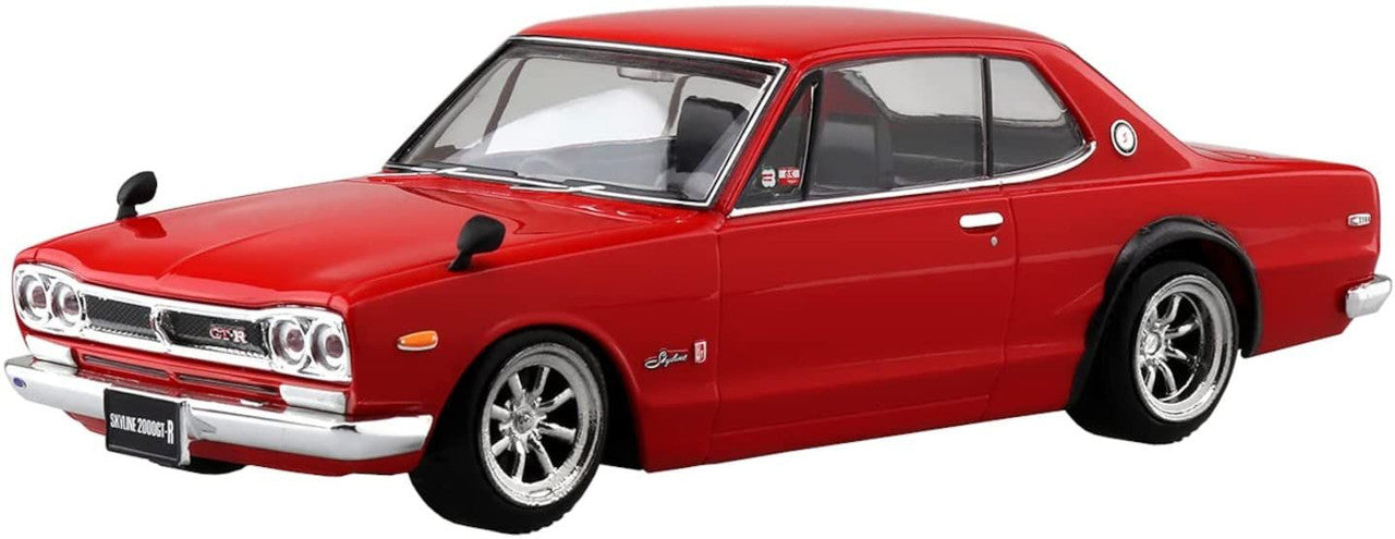 Aoshima 06472 1/32 The Snap Kit #09-SP3 Red Nissan Skyline 2000GT-R
