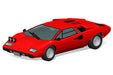 Aoshima 06533 1/32 The Snap Kit #20-A Red Lamborghini Countach LP400