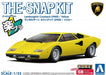 Aoshima 06534 1/32 The Snap Kit #20-B Yellow Lamborghini Countach LP400